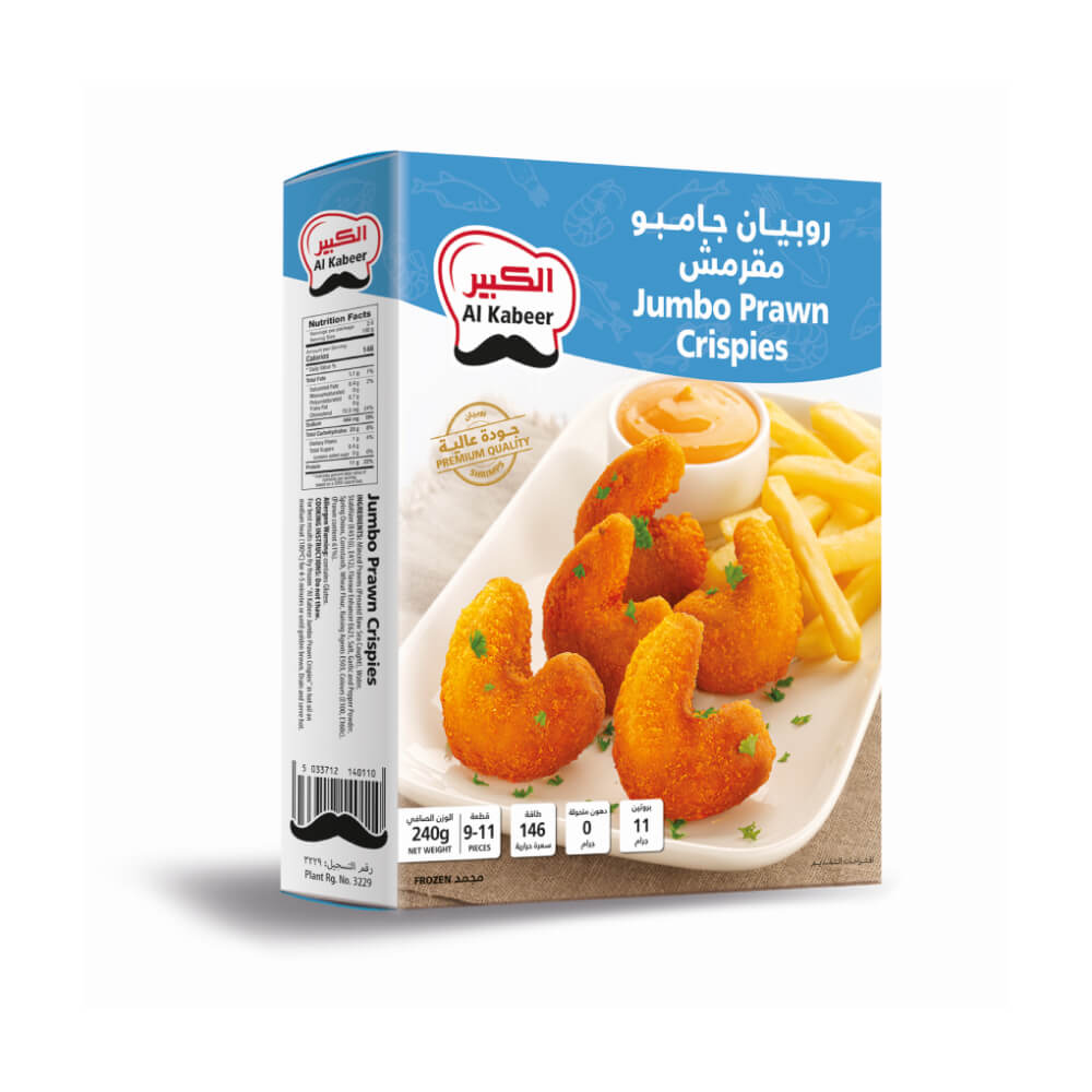 Al Kabeer Jumbo Prawn Crispies 240gm