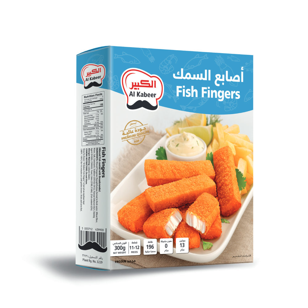 Al Kabeer Breaded Fish Finger 300gm