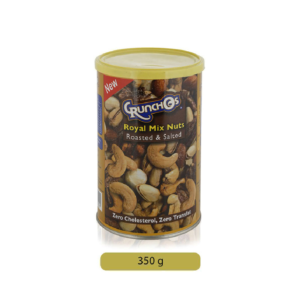 Crunchos Royal Mix Nuts Can 350Gm