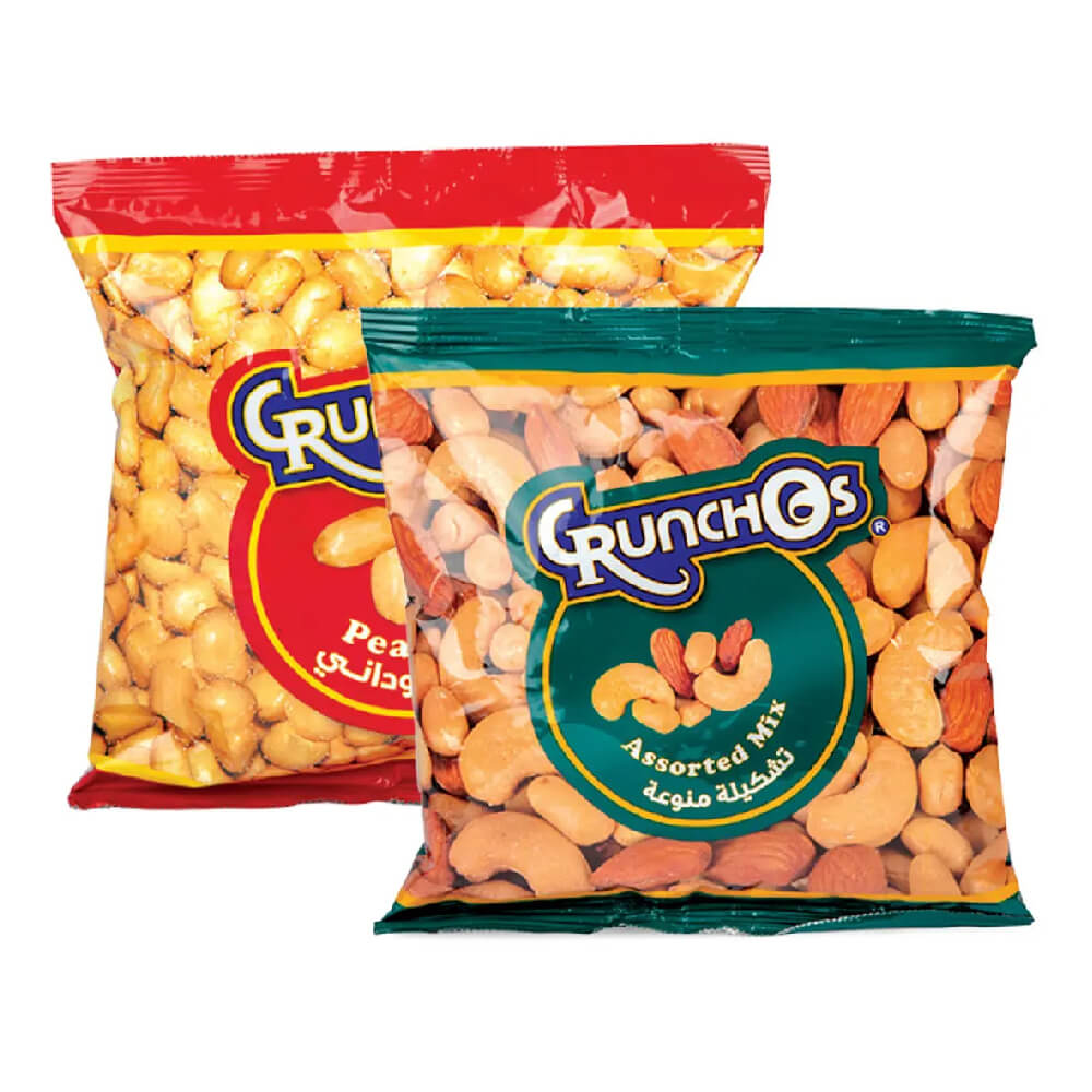 Crunchos Assorted Mix Nuts 300G+Peanuts 300G Free