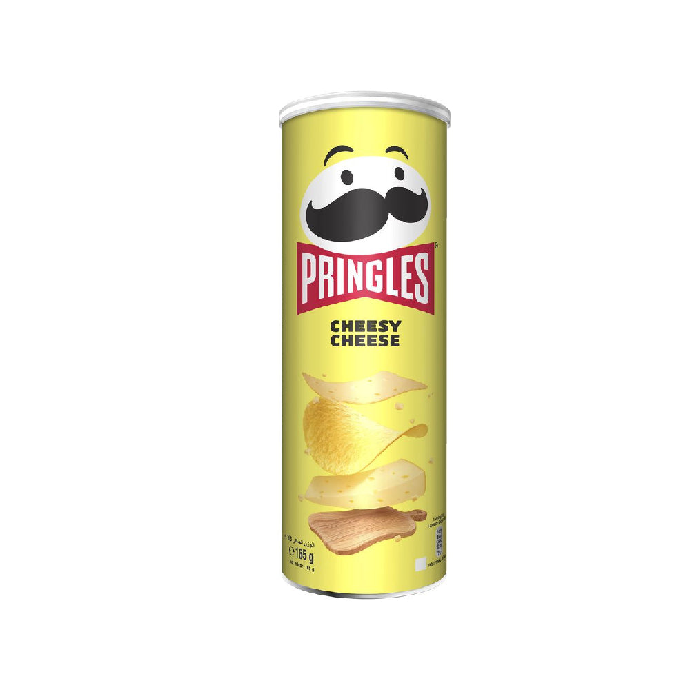 Pringles Cheesy Cheese Flavored Chips Can 165G