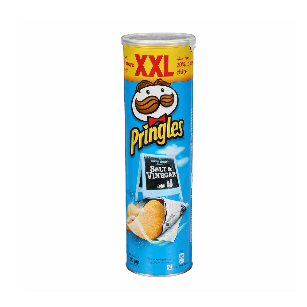 Pringles Salt & Vinegar Chips 200gm