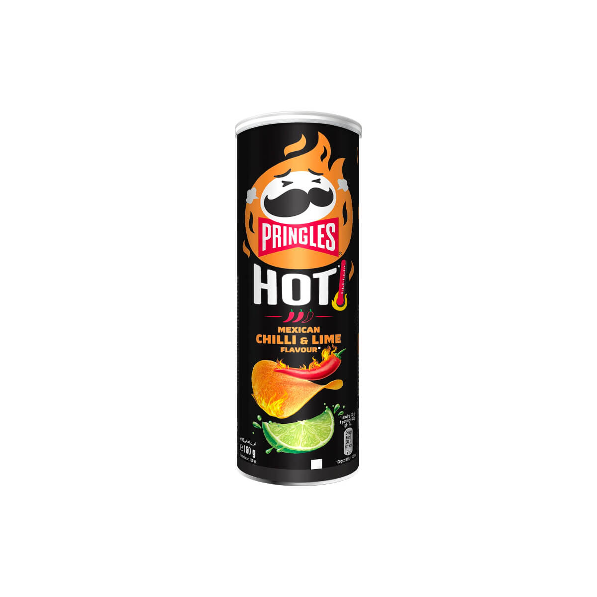 Pringles Hot Mexican Chilli & Lime Potato Chips 160g