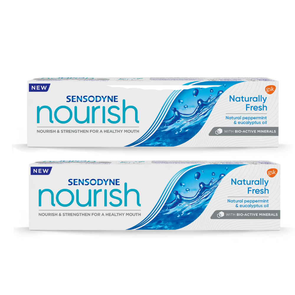 Sensodyne Toothpaste Nourish Naturally Fresh 75Ml(1+1)