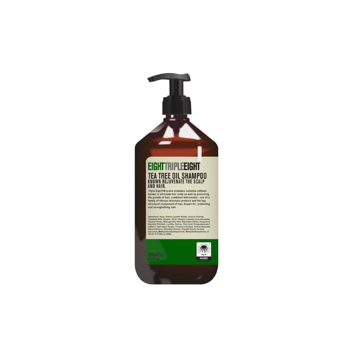 Eighttripleeight Shampoo Tea Tree 1L