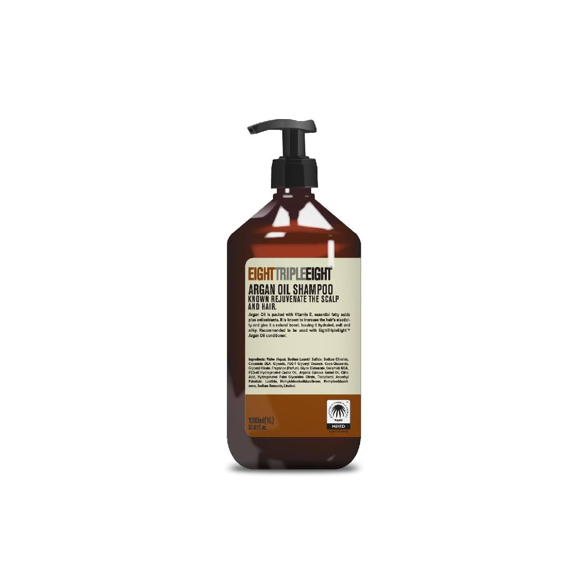 Eighttripleeight Shampoo Argan 1L