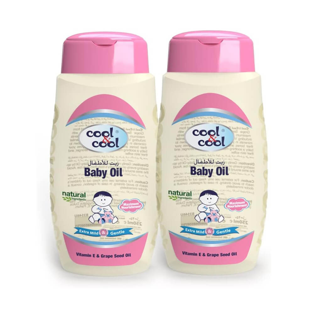 Cool & Cool Baby Oil 2x250Ml