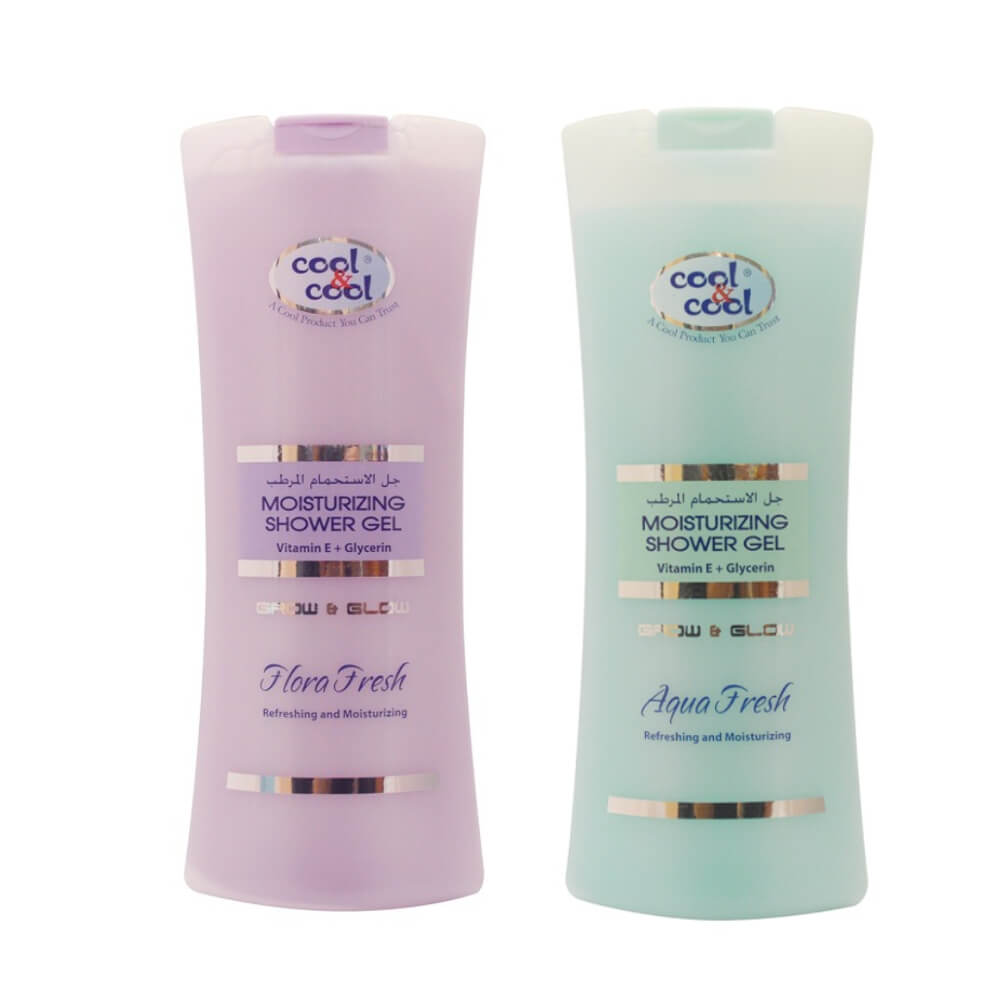 Cool & Cool Flora Fresh + Aqua Fresh Moisturizing Shower Gel 2x400ml