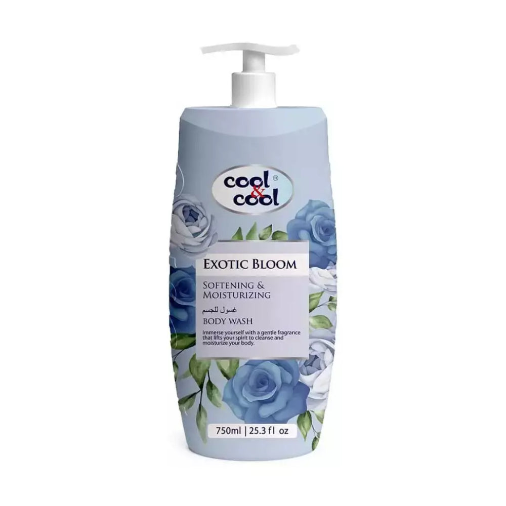 Cool & Cool Exotic Bloom Softening & Moisturizing Body Wash 750ml
