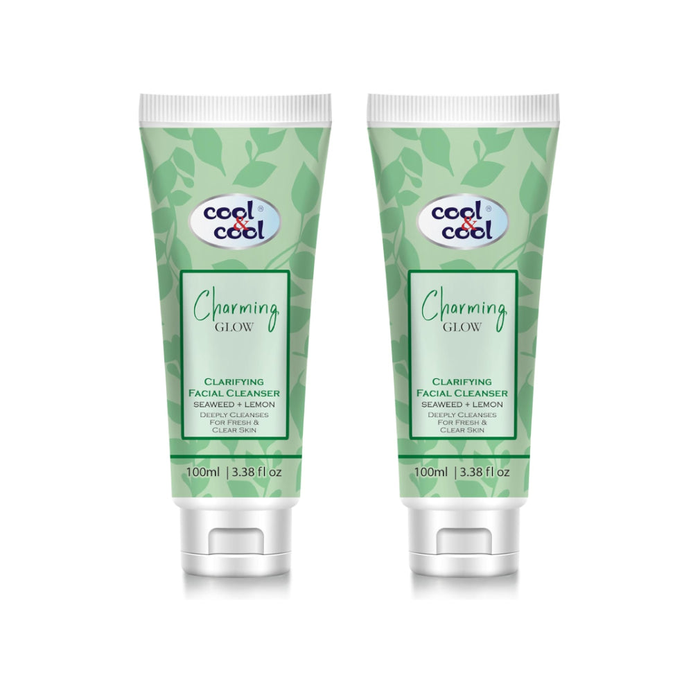 Cool & Cool Charming Glow Facial Cleanser 2x100ml
