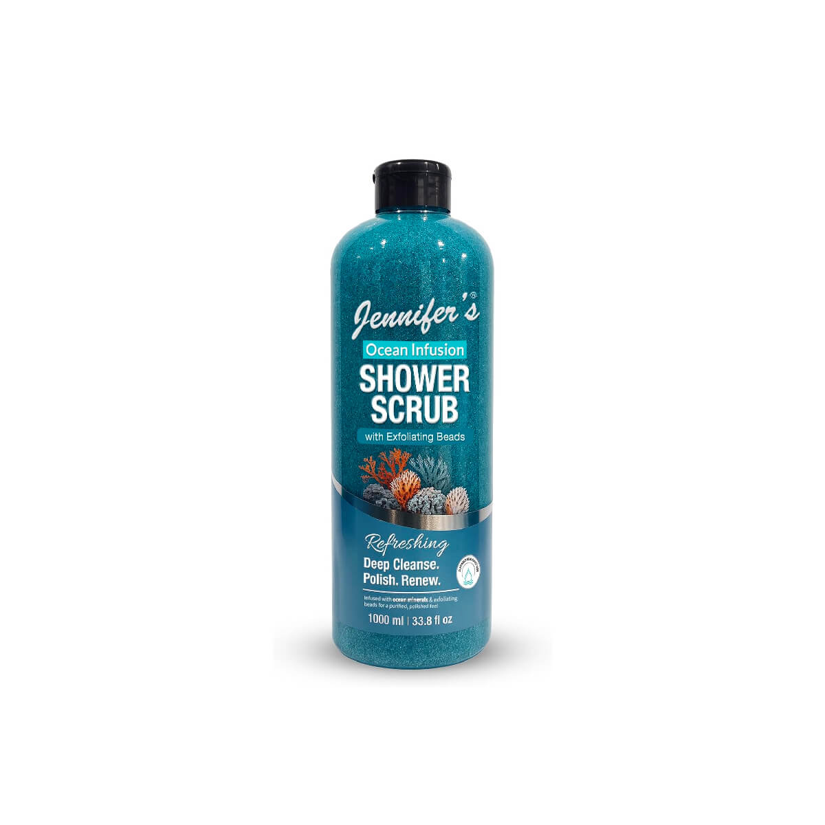 Jennifer's Ocean Infusion Shower Scrub 1L