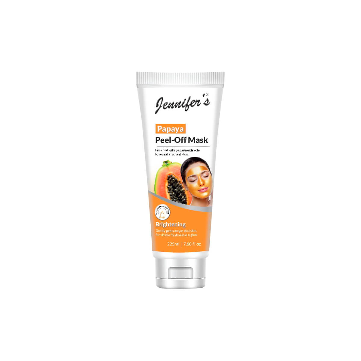 Jennifer's Brightening Papaya Peel Off Face Mask 225ml