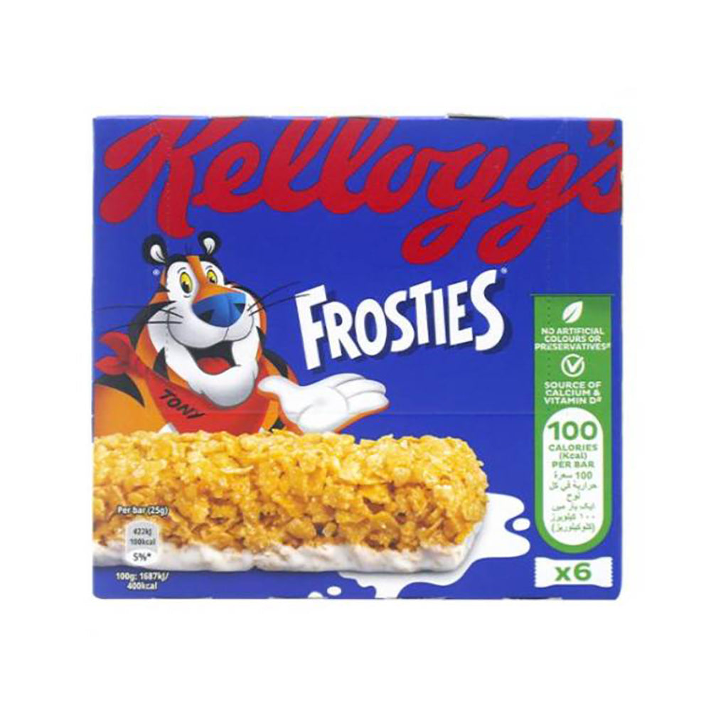 Kellogg's Frosties Cereal Bar 25Gx6