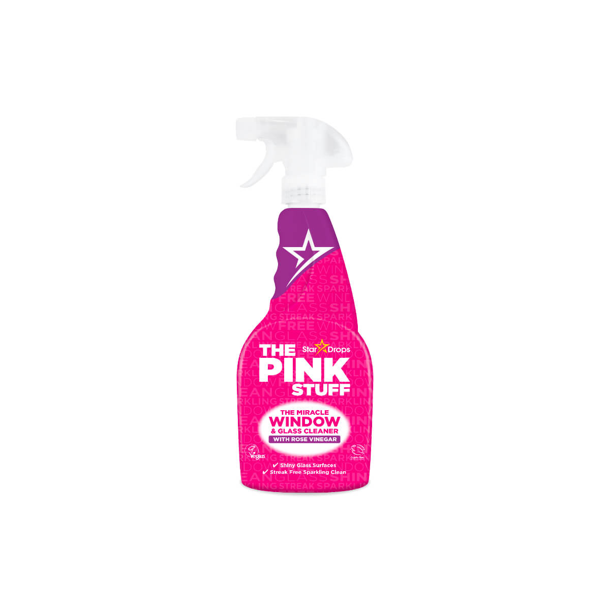 The Pink Stuff The Miracle Window & Glass Cleaner With Rose Vinegar 750ml