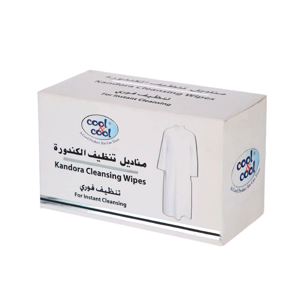 Cool & Cool Kandora Cleansing Wipes 12s