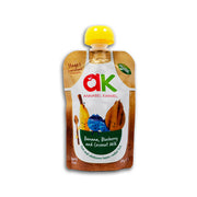 AK Org Banana, Blueberry & Coconut Milk Puree 100G