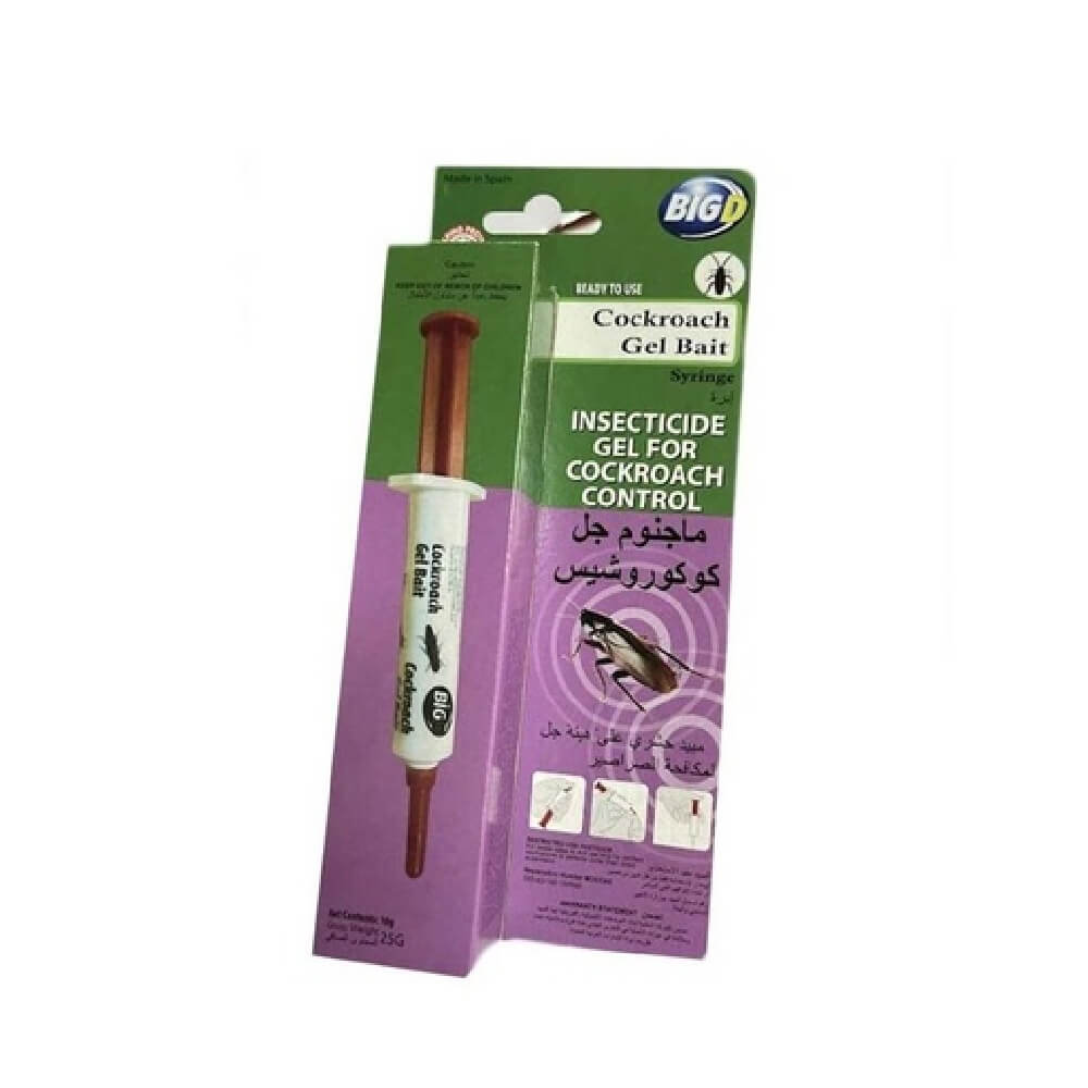 Big D Cockroach Gel Syringe 250gm