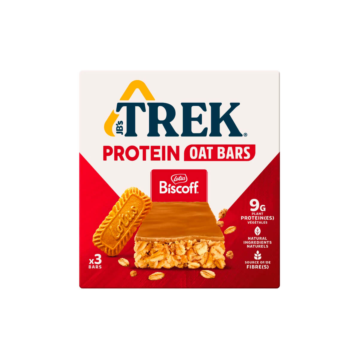 Trek Biscoff Protein Oat Bar 3x50g