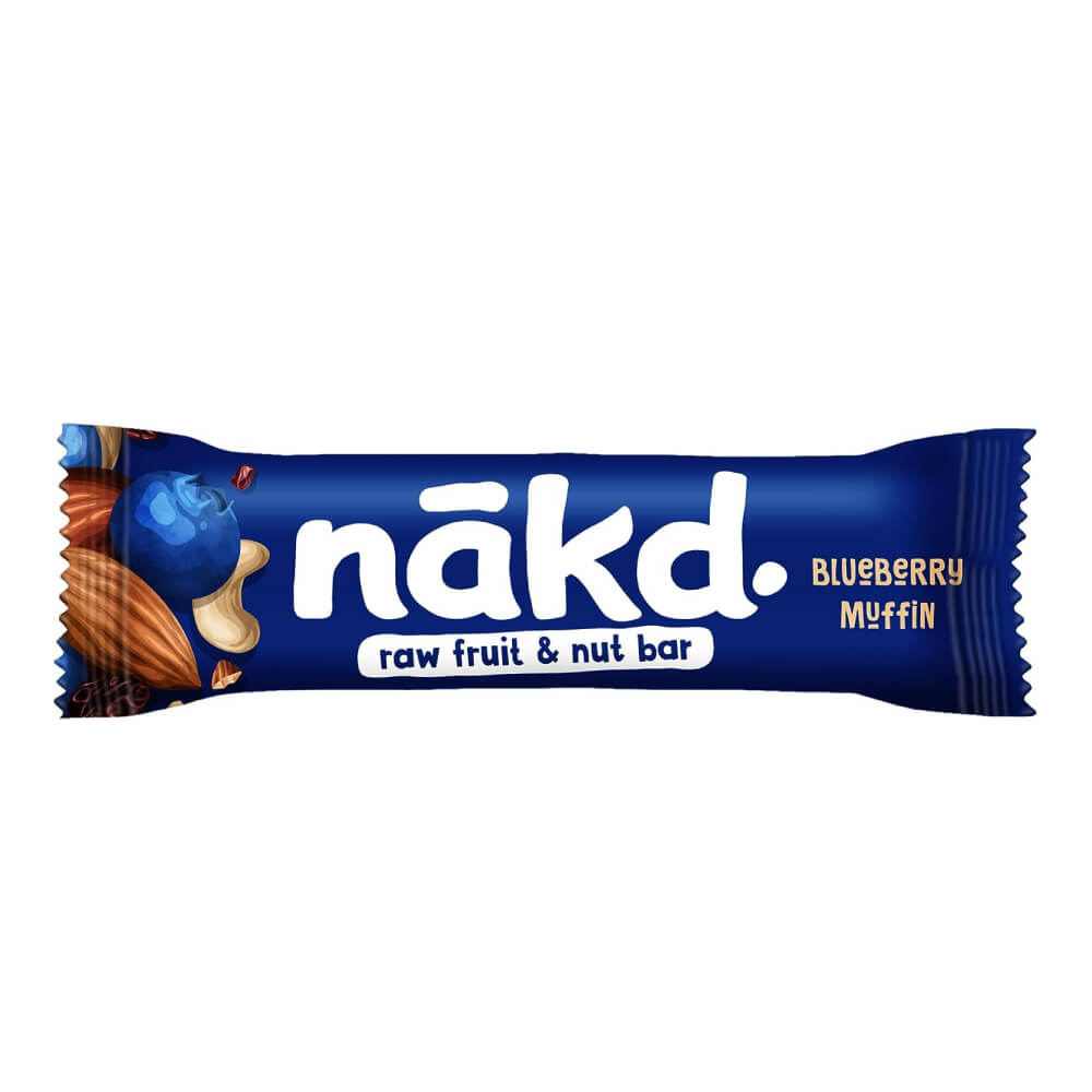 Nakd Blueberry Muffin Raw Fruit & Nut Bar 35gm
