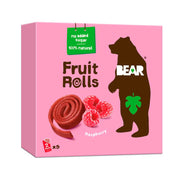 Bear Yo Yo's Raspberry Pure Fruit Rolls Snacks 5x20gm