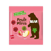 Bear Pure Fruit Minis Strawberry Apple Snacks 20gm