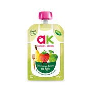 AK Org Strawberry, Banana & Apple Puree 100G