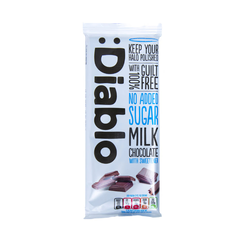 Diablo Milk Chocolate No Added Sugar 85gm