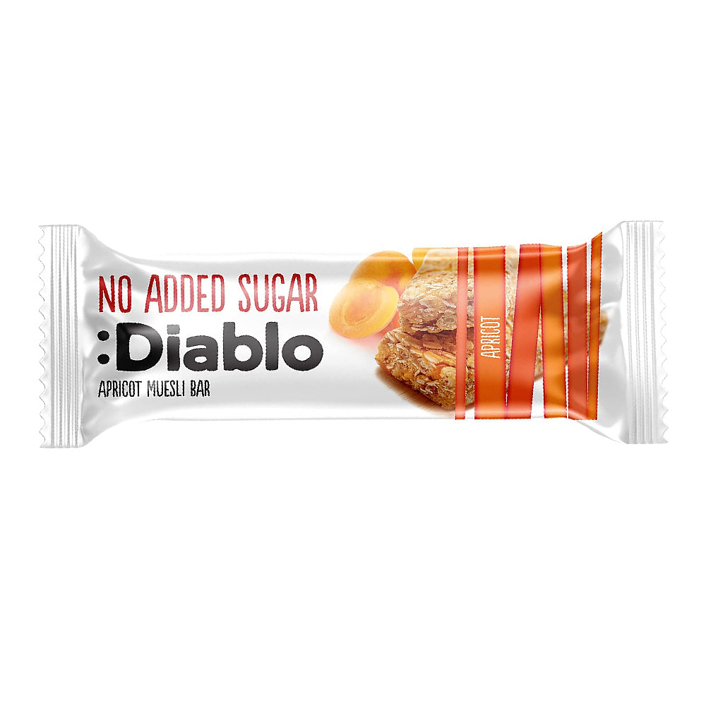 Diablo Apricot Muesli Bar 30gm