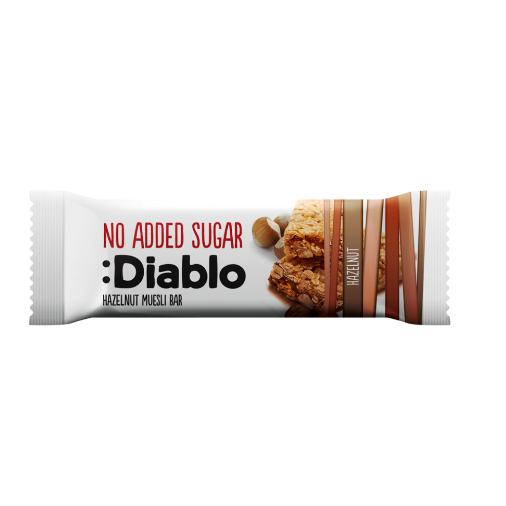Diablo Hazelnut Muesli Bar No Added Sugar 30gm
