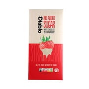 Diablo White Chocolate With Strawberry No Added Sugar 75gm
