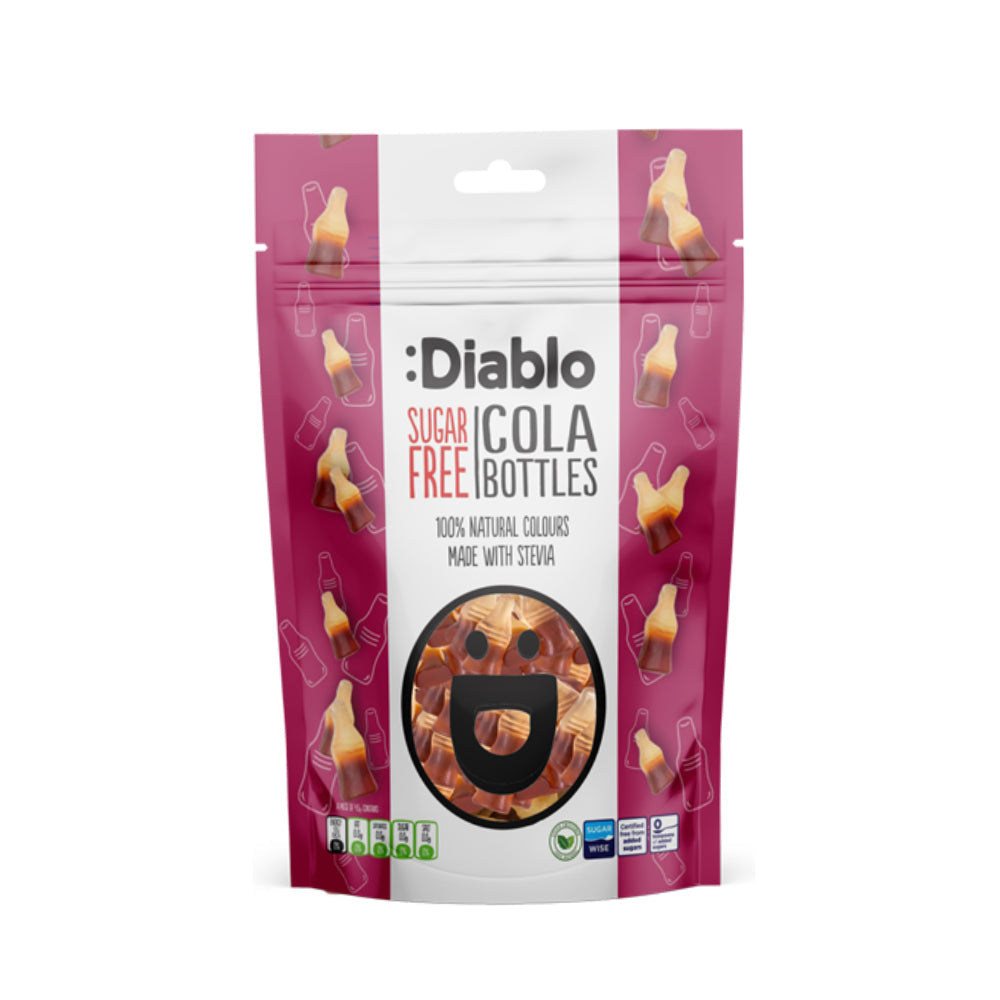 Diablo Cola Bottles Sugar Free 75gm