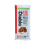 Diablo Milk Chocolate With Crispy Rice No Added Sugar 75gm