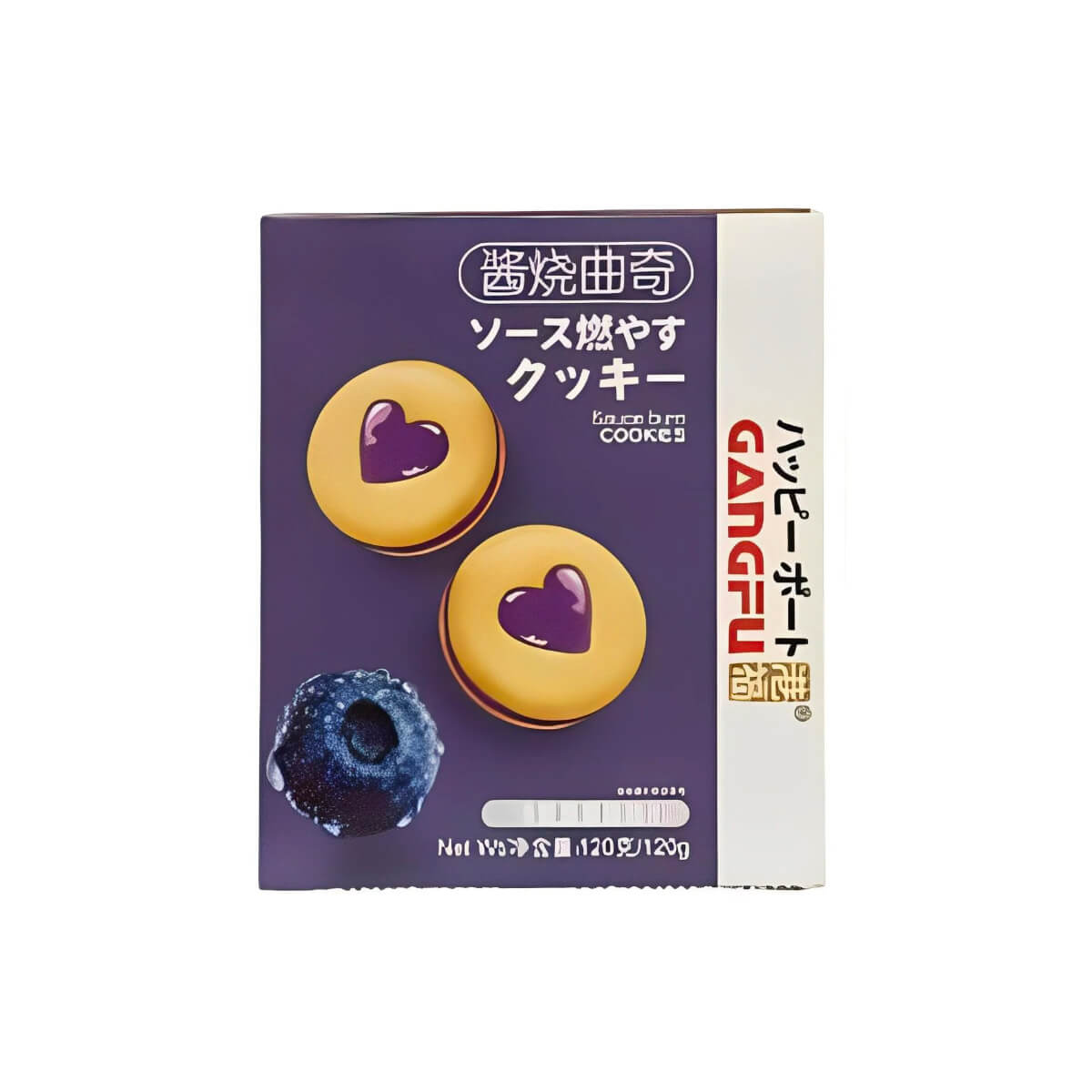 Gangfu Sauce Roasted Blueberry Flavour Cookies 120g