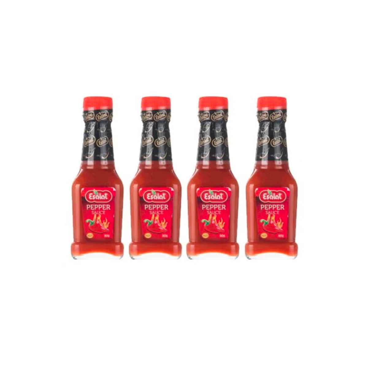 Esalat Red Pepper Hot Sauce 4x80g