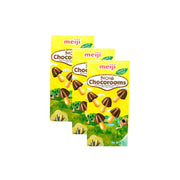 Meiji Chocorooms Milk Chocolate Flavoured Confectionery with Crispy Cracker 40g 2+1 Free