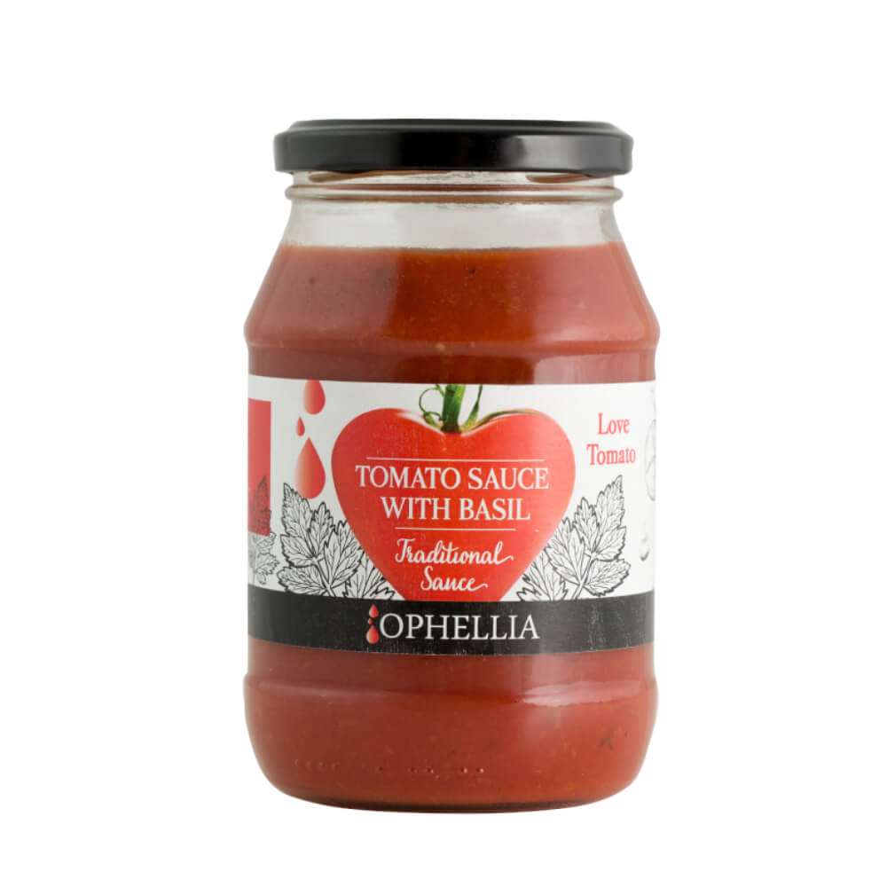 Ophellia Tomato Sauce With Basil 420gm
