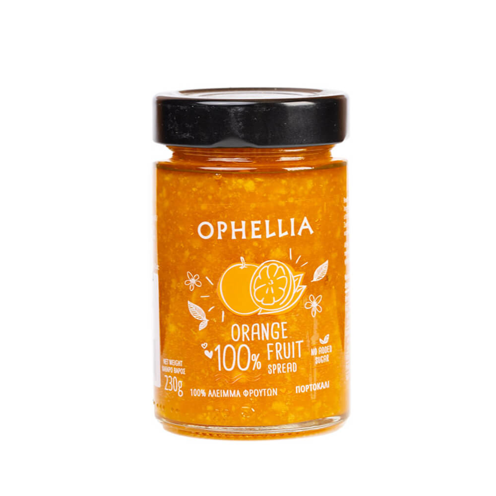 Ophelin 100% Orange Fruit Jam Spread 230gm