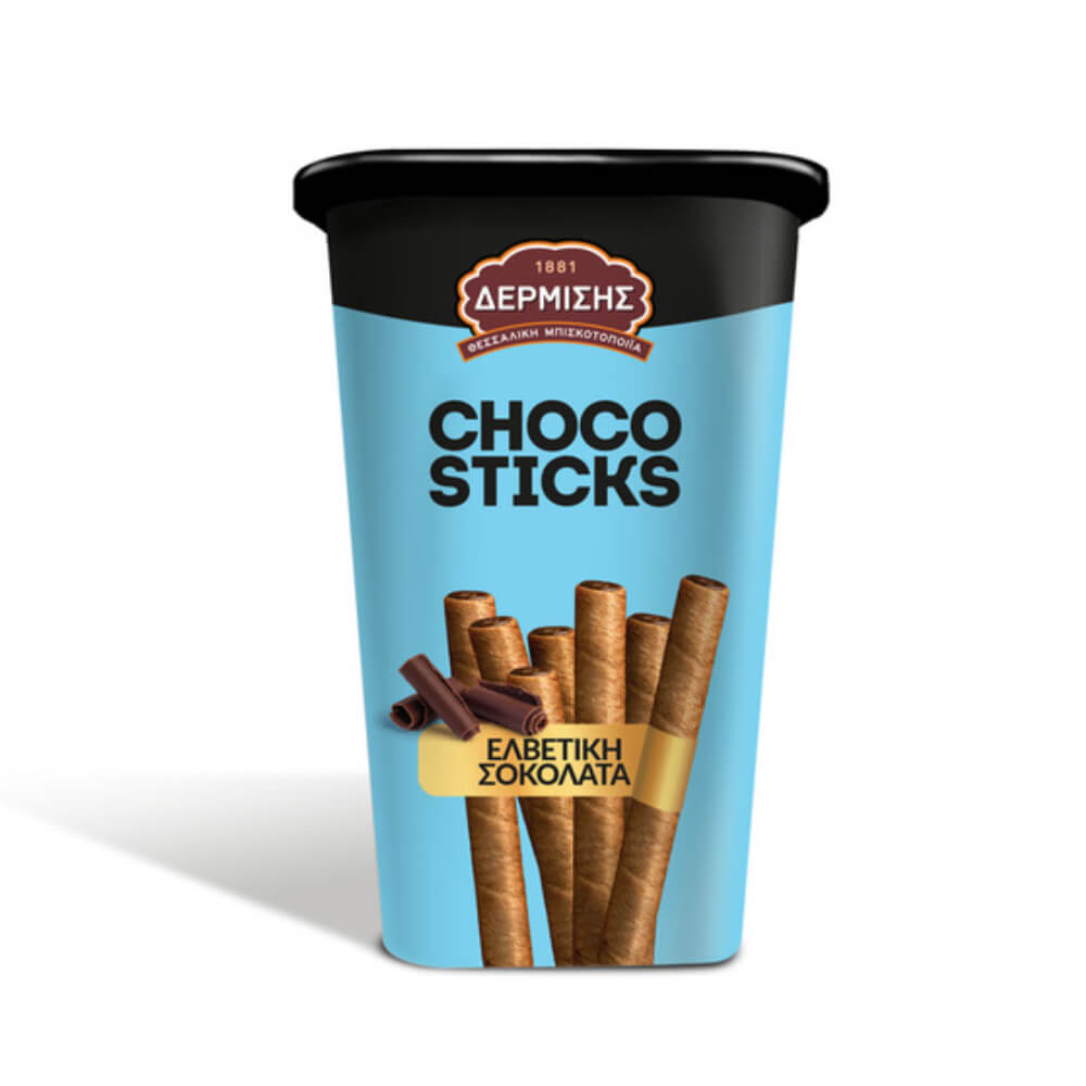 Dermisis Swiss Chocolate Choco Wafer Sticks 89gm