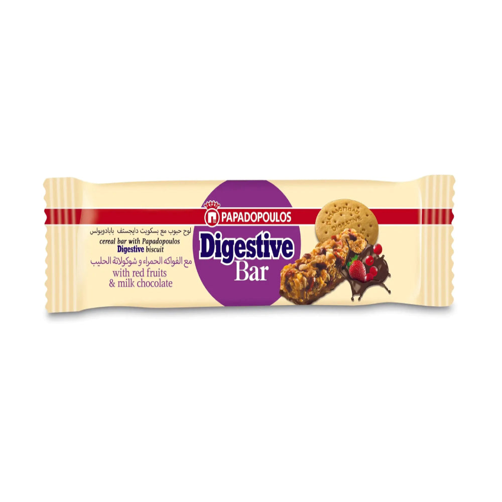 Digestive Bar With Fruits And Chocolate  28gm