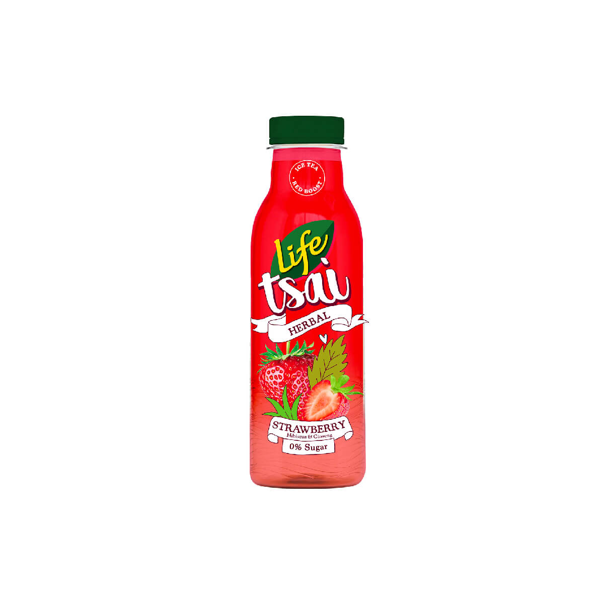 Life Tsai Strawberry Hibiscus & Ginseng Sugar free Ice Tea 500ml