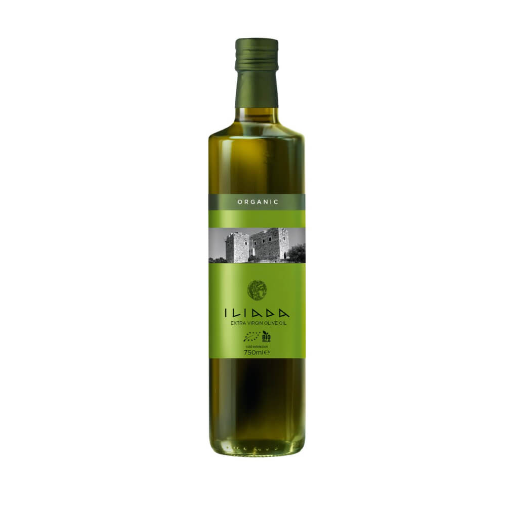 Iliada Organic Kalamata Extra Virgin Olive Oil 750ml