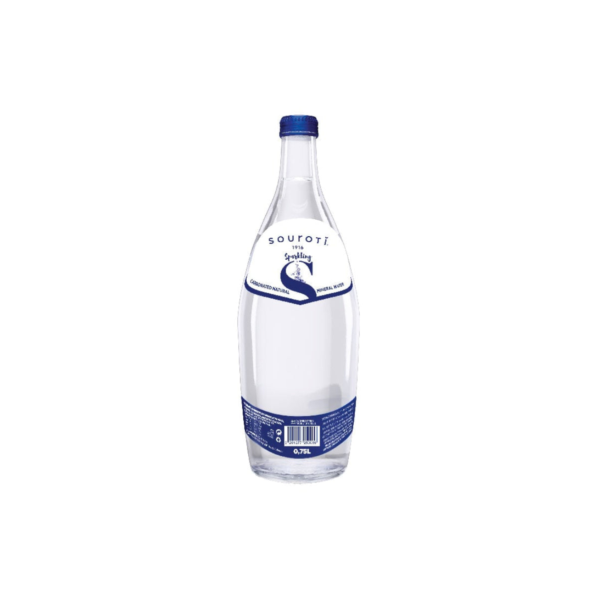 Souroti Natural Sparkling Mineral Water 750ml