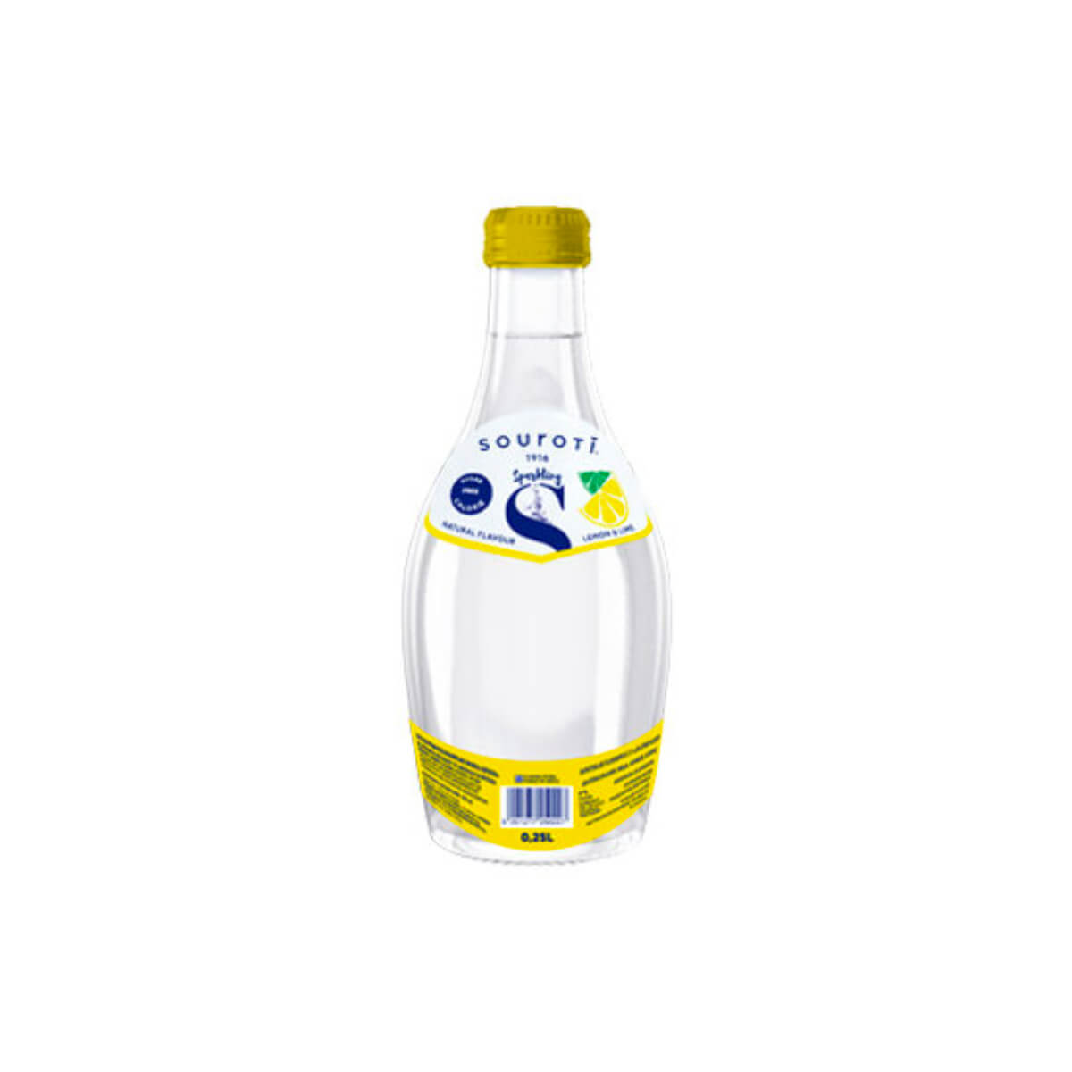 Souroti Lemon & lime Sparkling Water 250ml