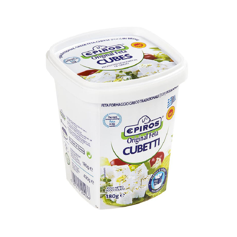 Epiros Original Feta Cheese Cubes 180Gm