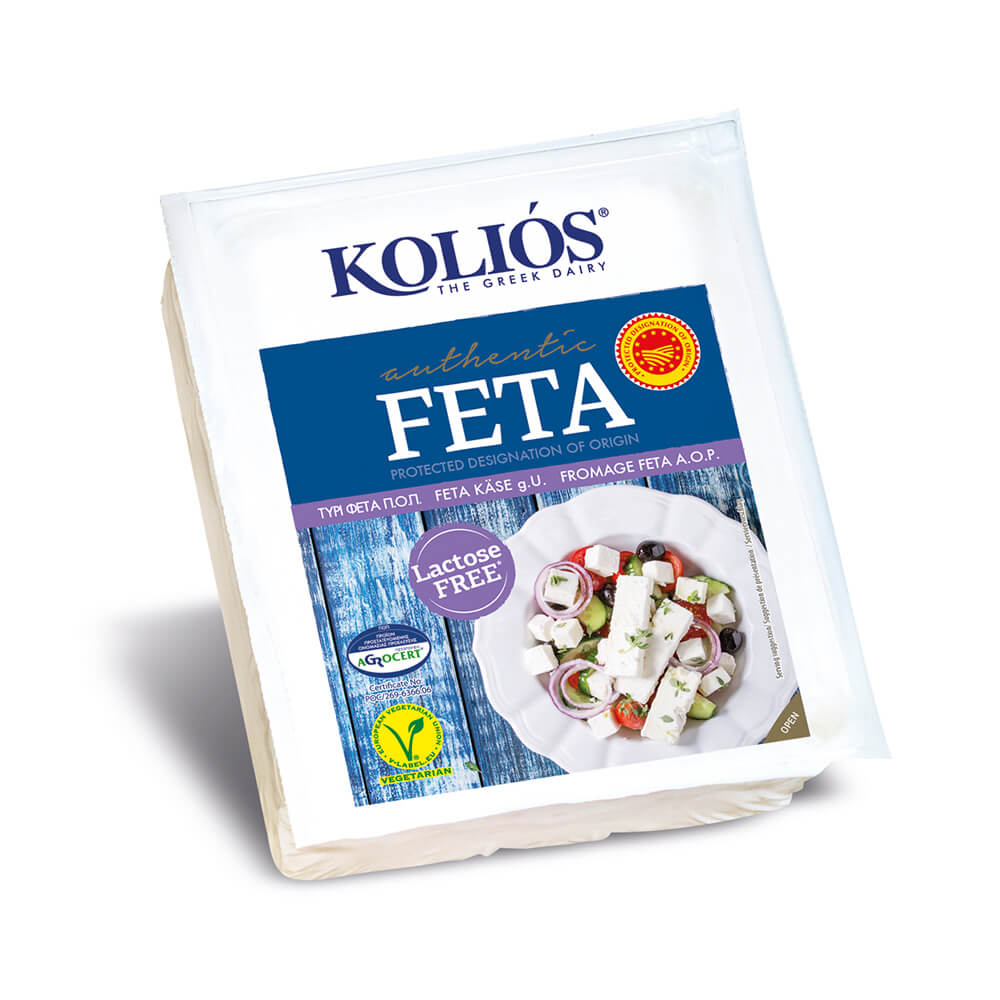 Kolios Authentic Feta PDO Lactose Free Vacuum 150g