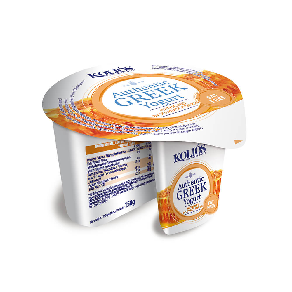 Kolios Greek Yoghurt 0% Honey 150G
