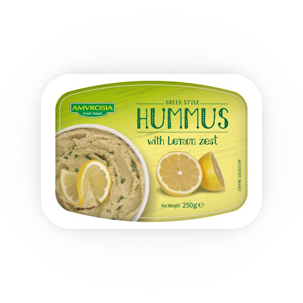 Amvrosia Hummus With Lemon Zest 250G