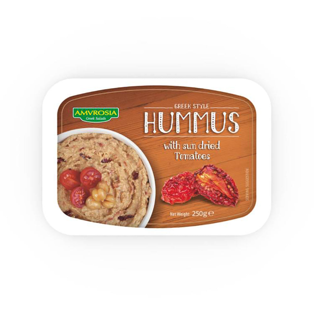 Amvrosia Hummus With Sundried Tomato 250G