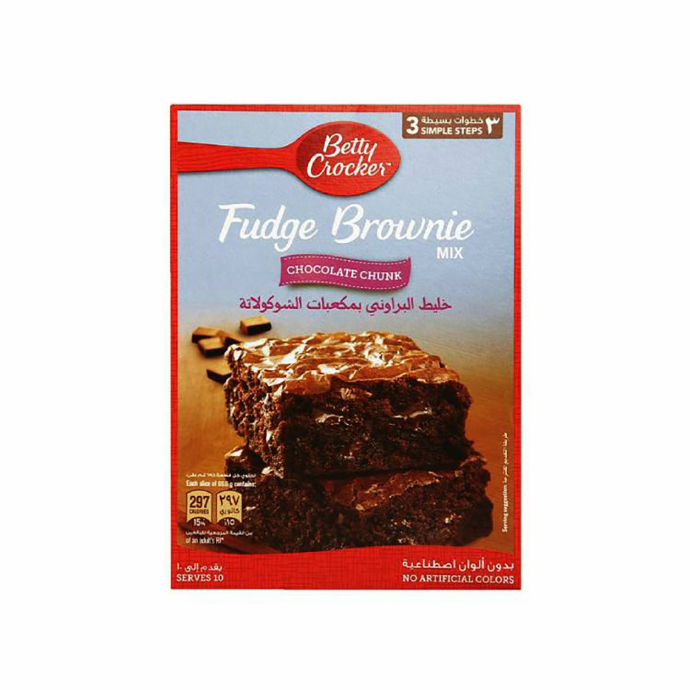 Betty Crocker Brownie Mix Chocolate Chunk 500Gm
