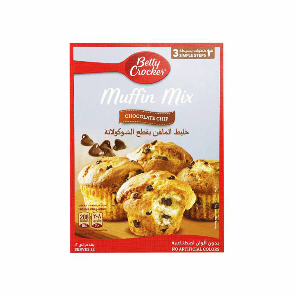 Betty Crocker Muffin Mix Chocolate Chip 500G